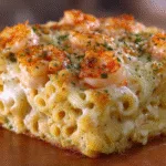 Creamy Shrimp Alfredo Pasta Bake