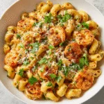 Creamy Shrimp Taco Pasta
