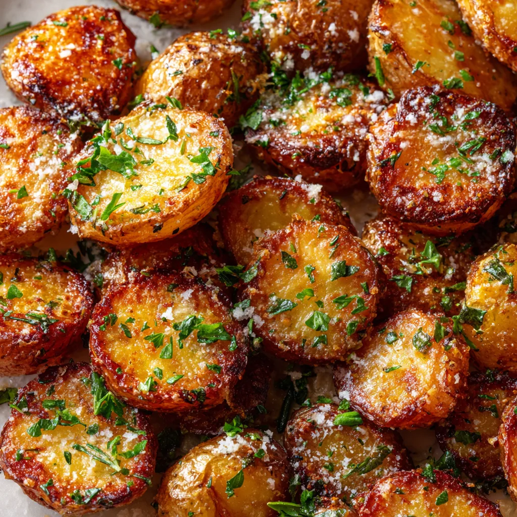 Crispy Breakfast Potatoes with Parmesan and Herbs (gluten-free)