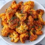 Crispy Buffalo Cauliflower Bites