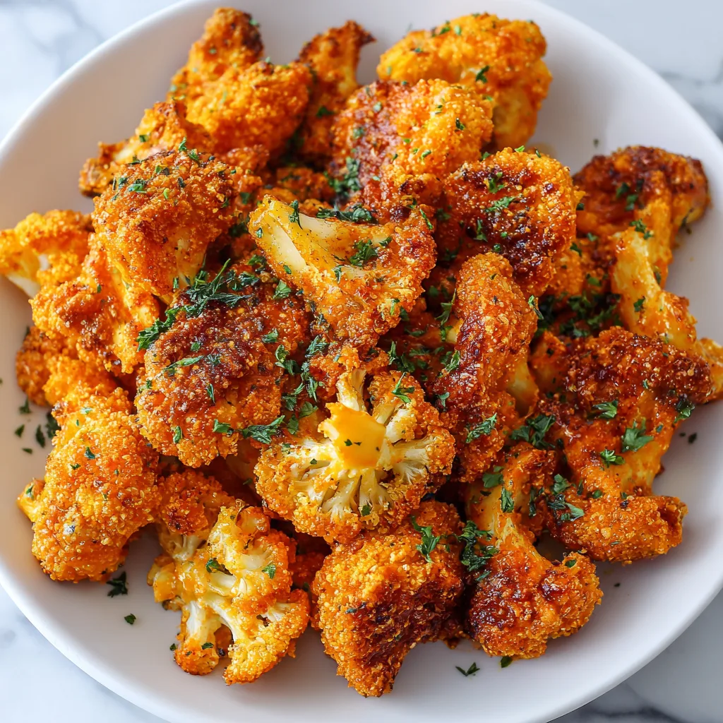Crispy Buffalo Cauliflower Bites