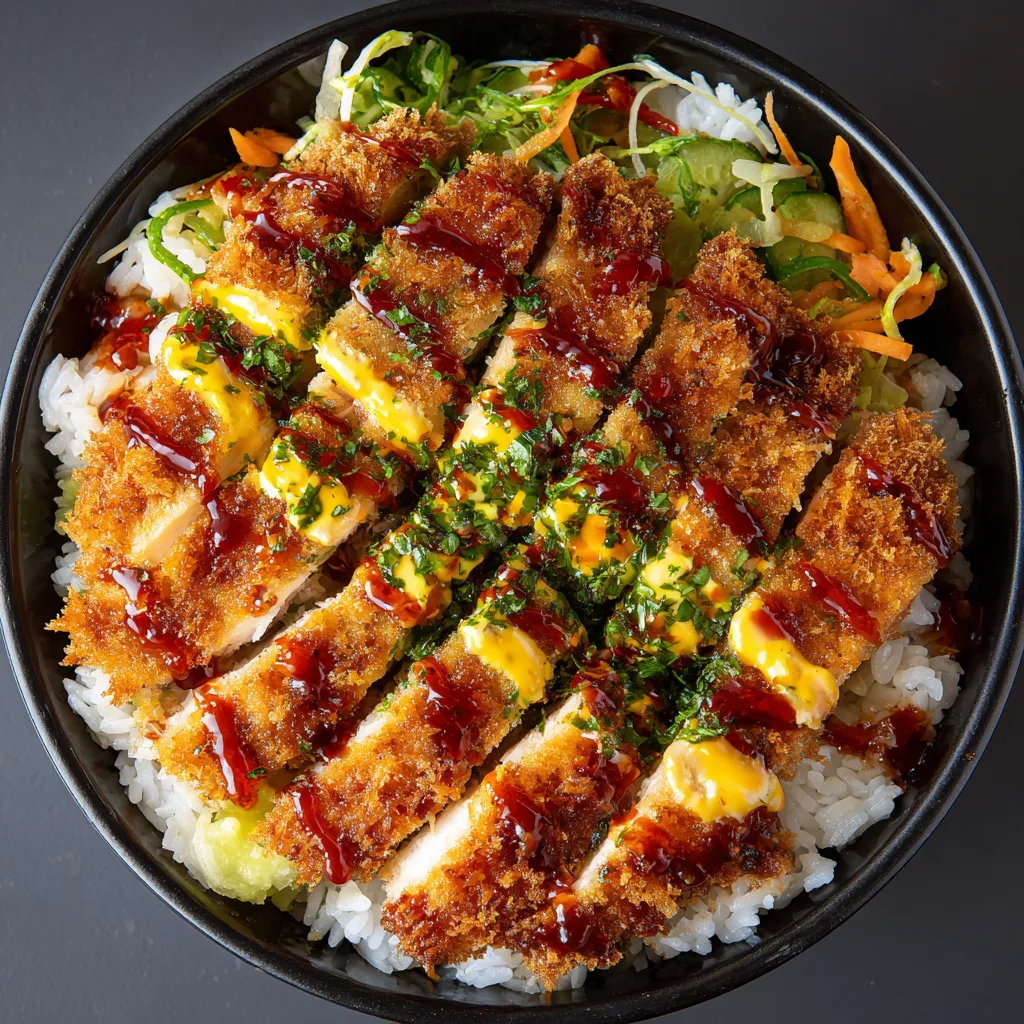Crispy Chicken Katsu Bowls