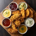 Crispy Chicken Tender Board with Sauces