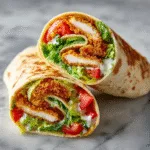Crispy Chicken Wraps with Ranch