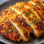 Crispy Parmesan Crusted Chicken
