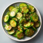 Crunchy Cucumber Salad with Sesame Dressing (gluten-free)