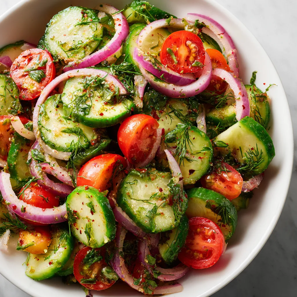 Crunchy Cucumber Salad