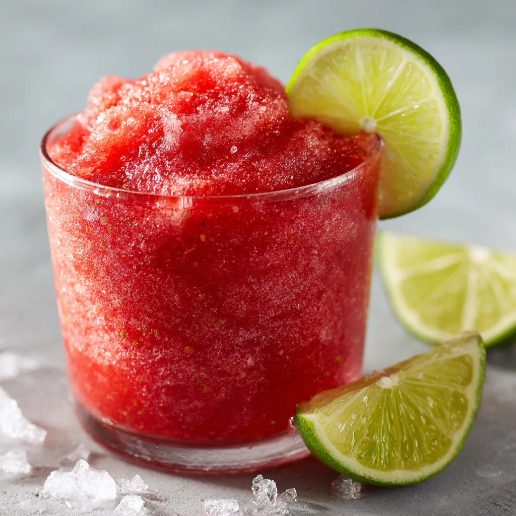 Frozen Strawberry Margarita Slush