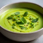 Garden Pea & Mint Soup (chilled)