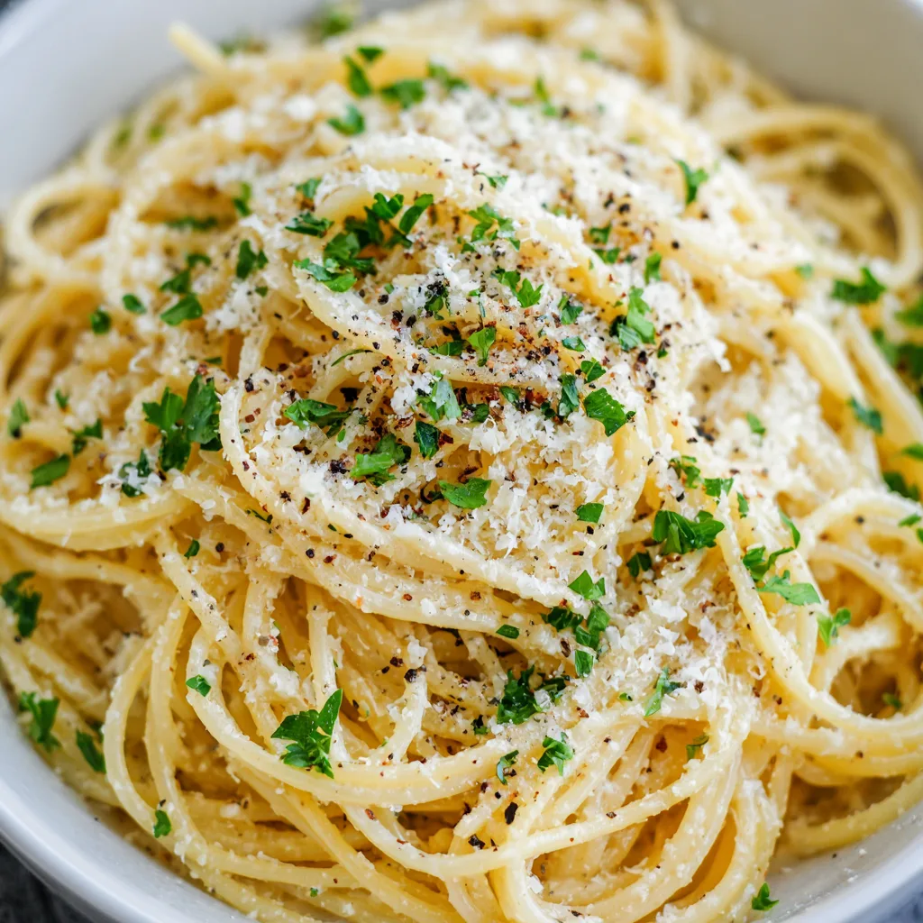 Garlic Parmesan Pasta (Simple & Viral)