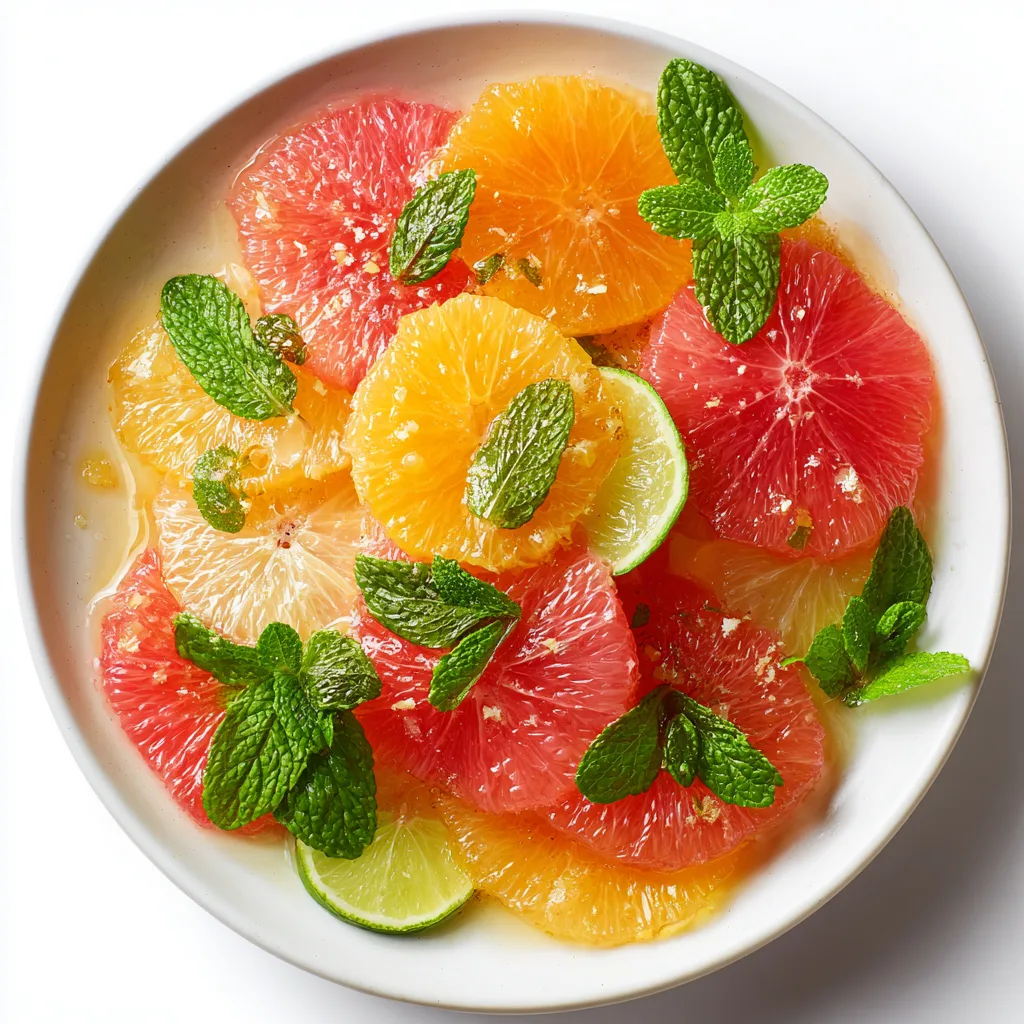 Grapefruit Citrus Salad with Mint