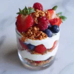Greek Yogurt Parfait with Fresh Berries (Healthy Breakfast)