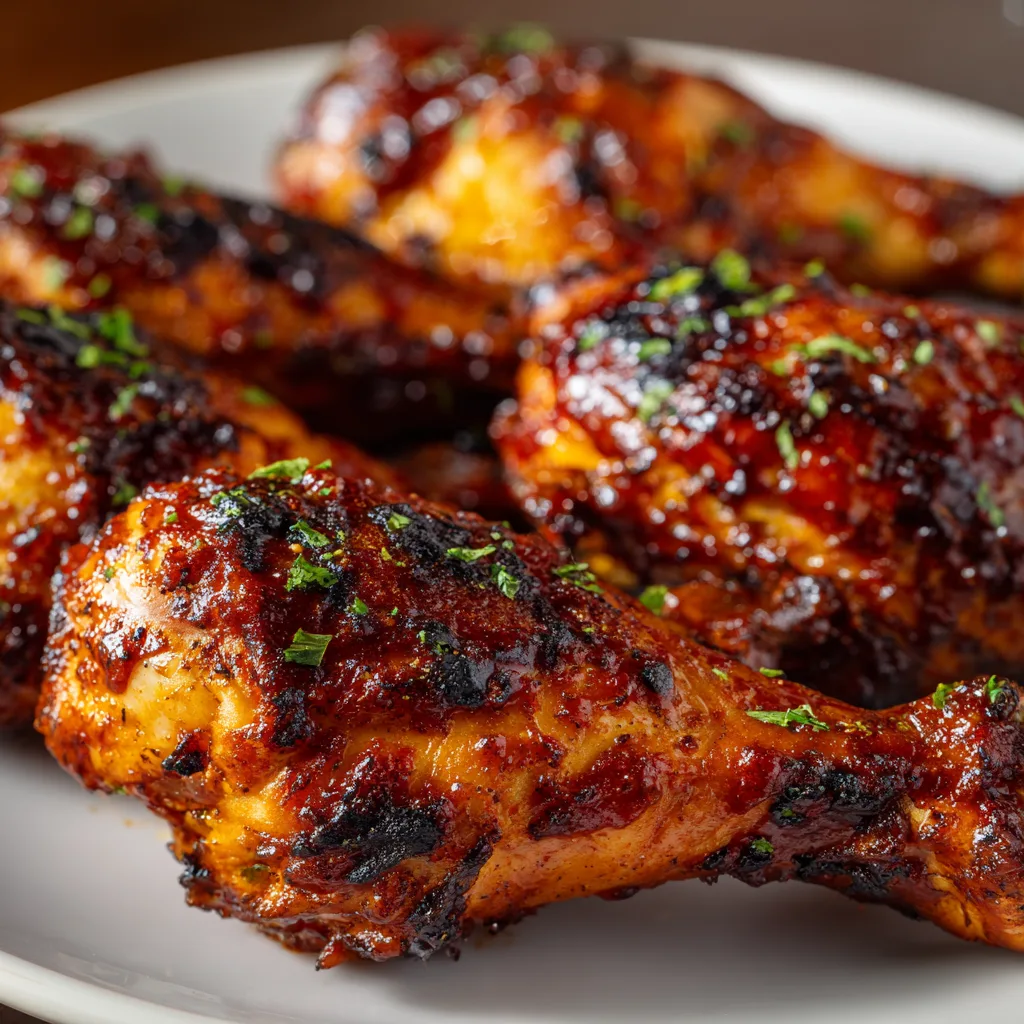 Grilled BBQ Chicken Drumsticks with Dry Rub (BBQ)