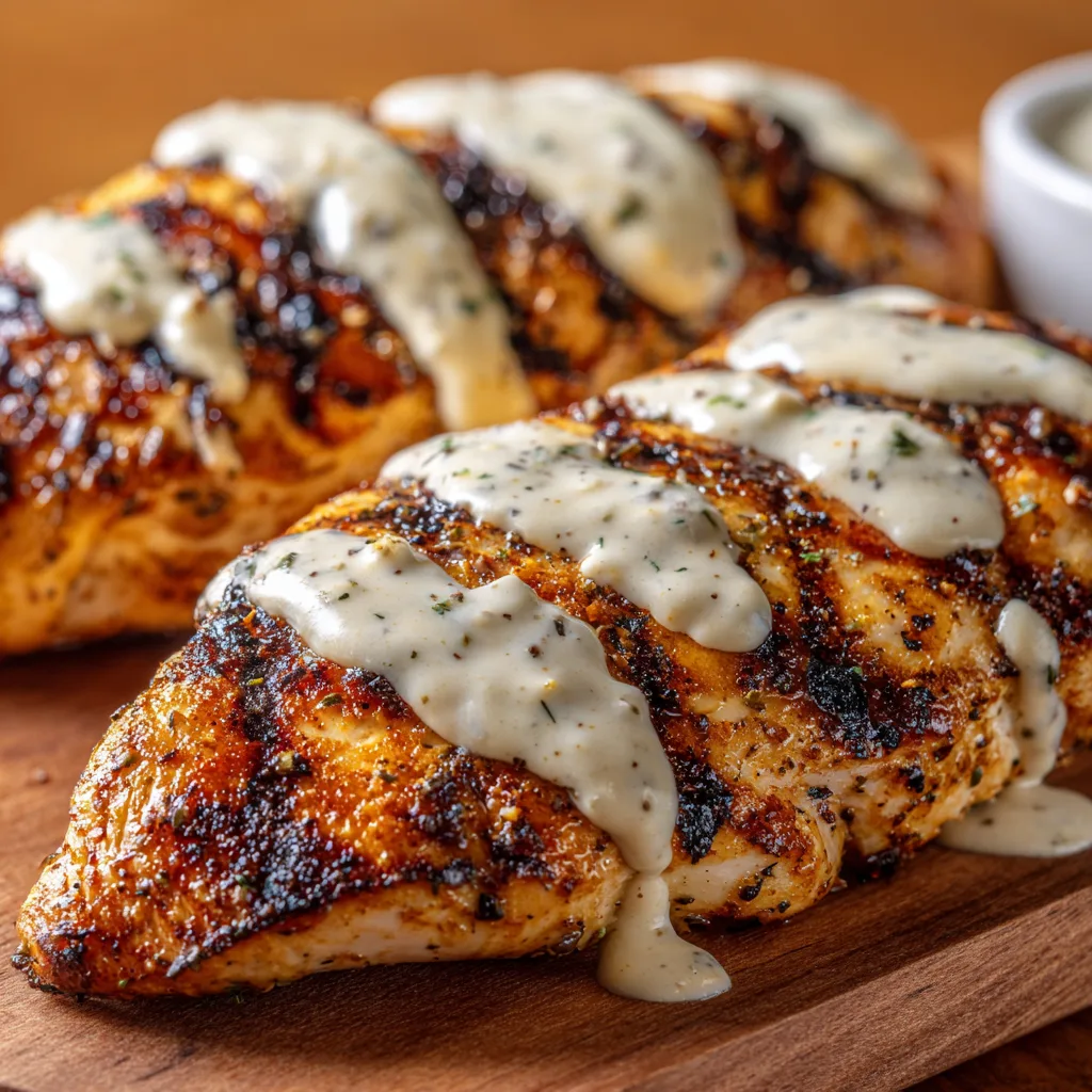 Grilled Chicken with Alabama White Sauce (grilling)