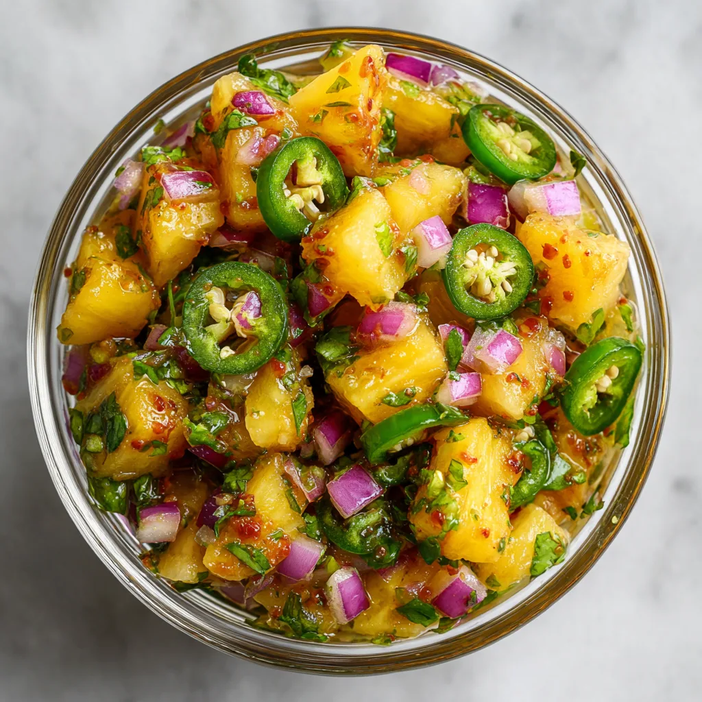 Grilled Pineapple Jalapeño Salsa
