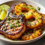 Grilled Pineapple Pork Chops (Tropical Summer Dinner)
