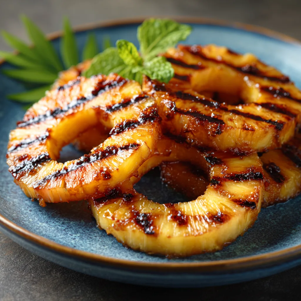Grilled Pineapple with Brown Sugar