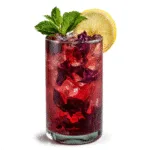Hibiscus Red Drink Iced Tea (mocktail)