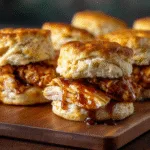 Honey Butter Chicken Biscuit Sliders