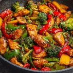Honey Garlic Chicken Stir Fry