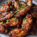 Honey Garlic Chicken Wings (Sticky & Crispy)