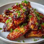 Honey Sriracha Chicken Wings