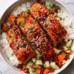Honey Sriracha Salmon Bowls