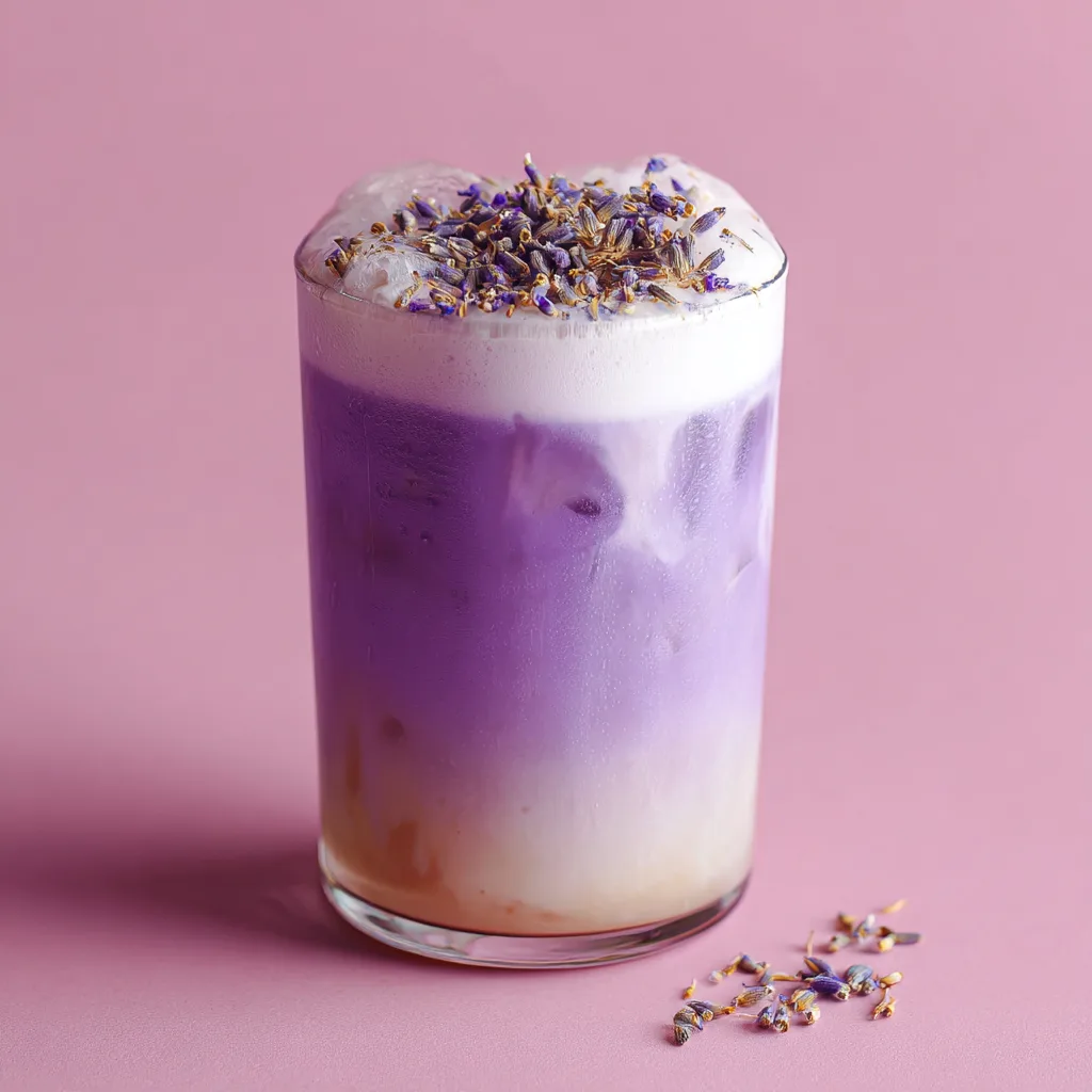 Iced Lavender Honey Latte