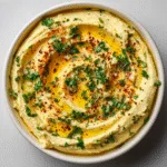 Lemon Garlic Hummus (Quick Spring Appetizer)