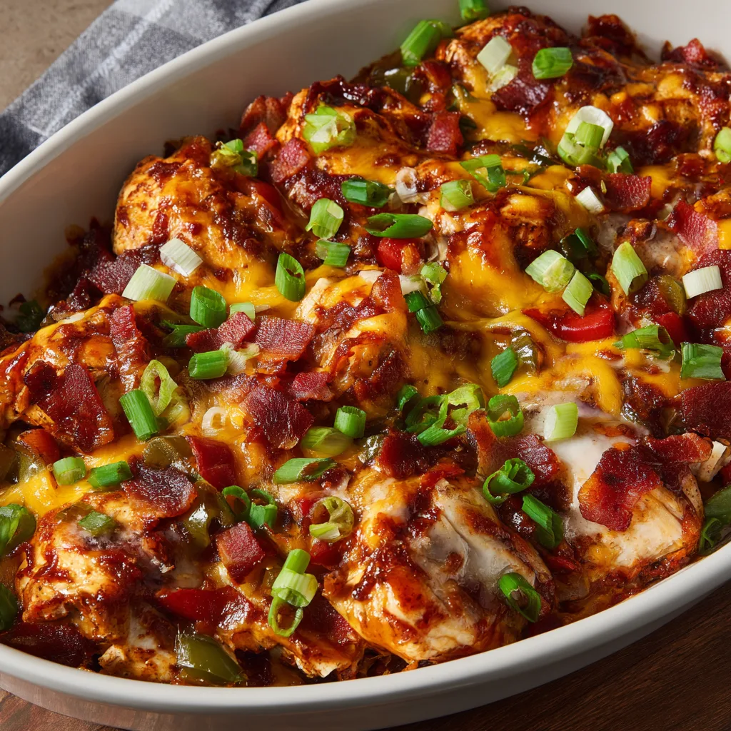 Loaded BBQ Chicken Bake