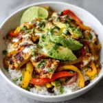 Loaded Chicken Fajita Bowls