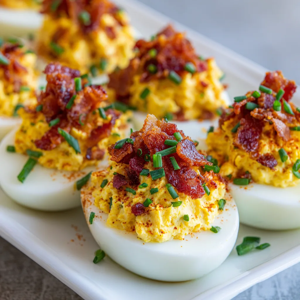 Loaded Deviled Eggs