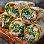 Make-Ahead Chicken Caesar Wraps