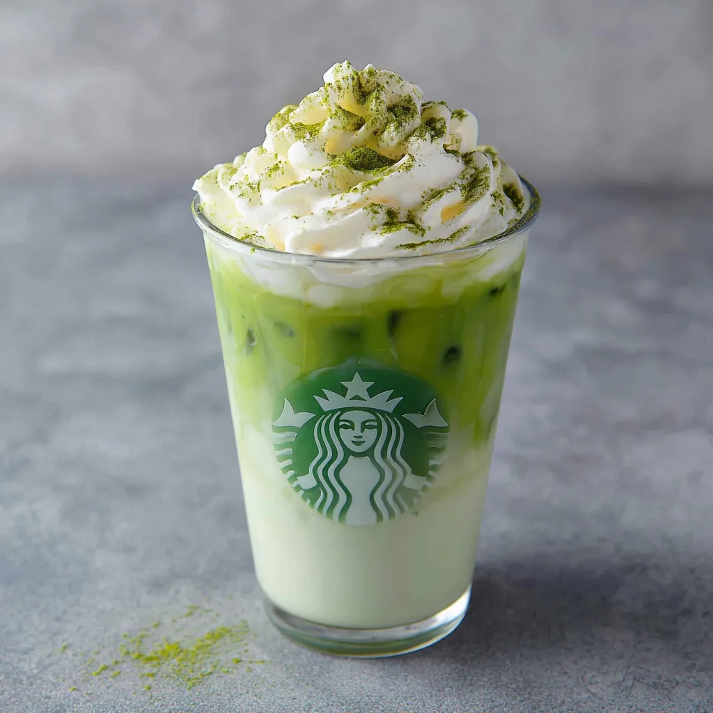 Matcha-Iced White Chocolate Latte (Starbucks Copycat)