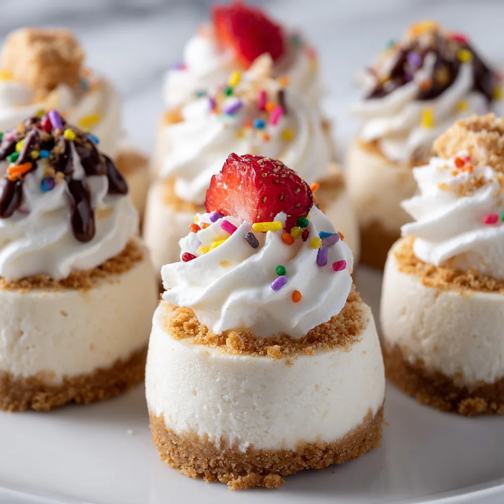 Mini Cheesecake Bites (no-bake)