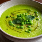 Minted Pea Soup (Vegan, Gluten-Free Spring Soup)