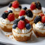No-Bake Berry Cheesecake Bites (Easy Spring Dessert)