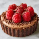 No-Bake Chocolate Raspberry Tart (Elegant Dessert for Mom)