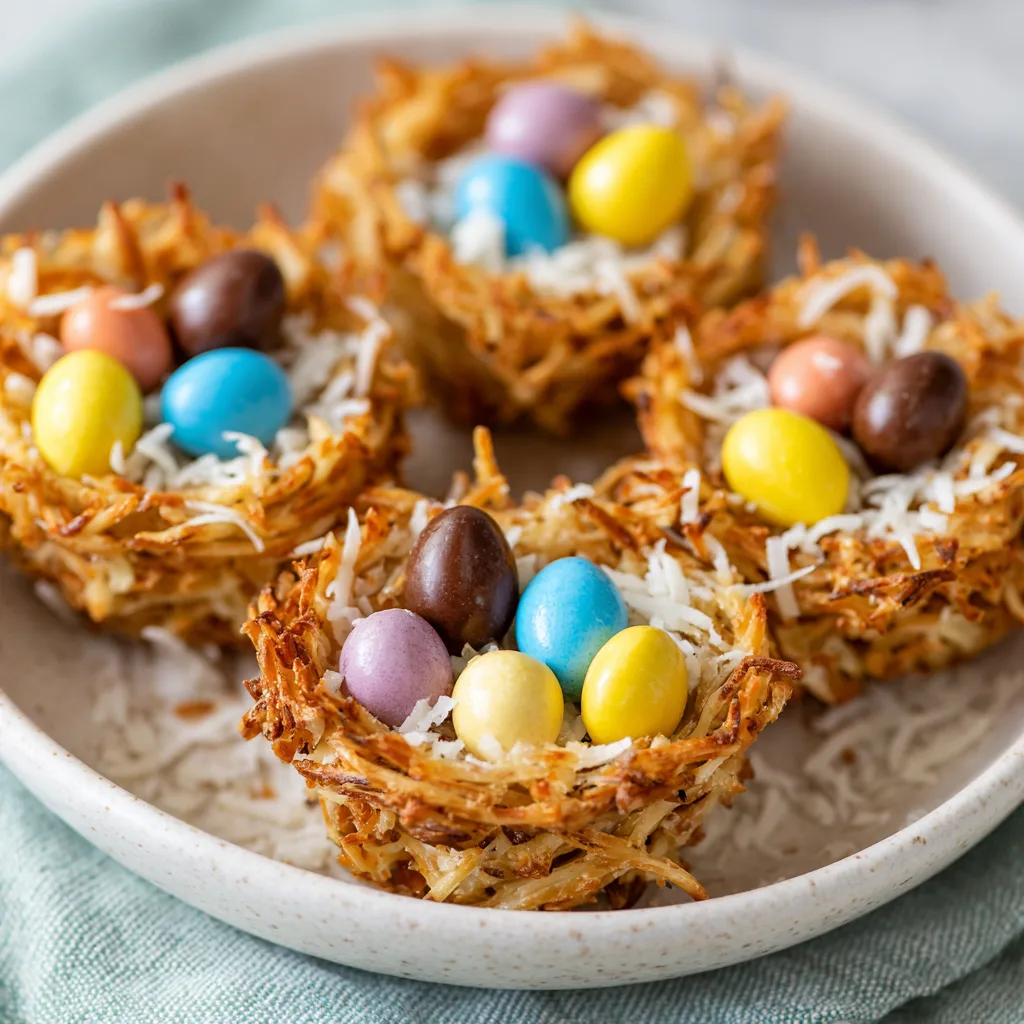 No-Bake Coconut Date Nests – Kid-Friendly Easter Treats