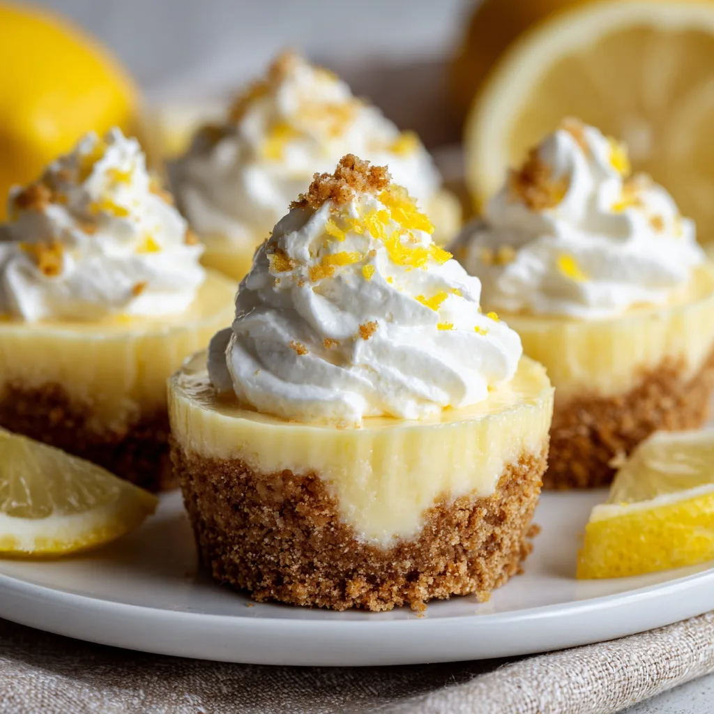 No-Bake Lemon Cheesecake Cups