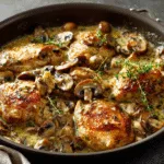 One-Pan Creamy Mushroom Chicken