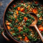 One-Pot Lentil Stew with Kale (Earth Day Comfort Food)