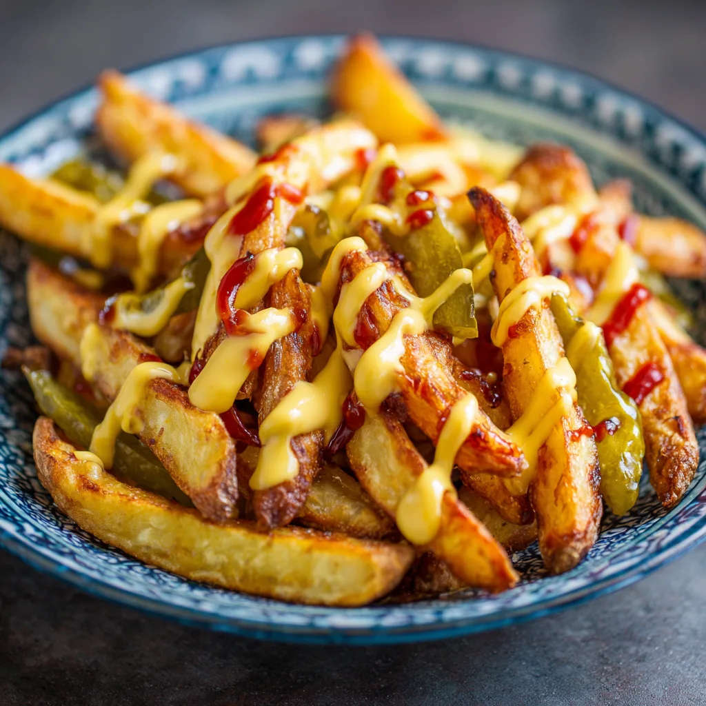 Oven-Baked Fries with Special Sauce