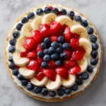 Patriotic Fruit Pizza (Easy No-Bake Dessert)