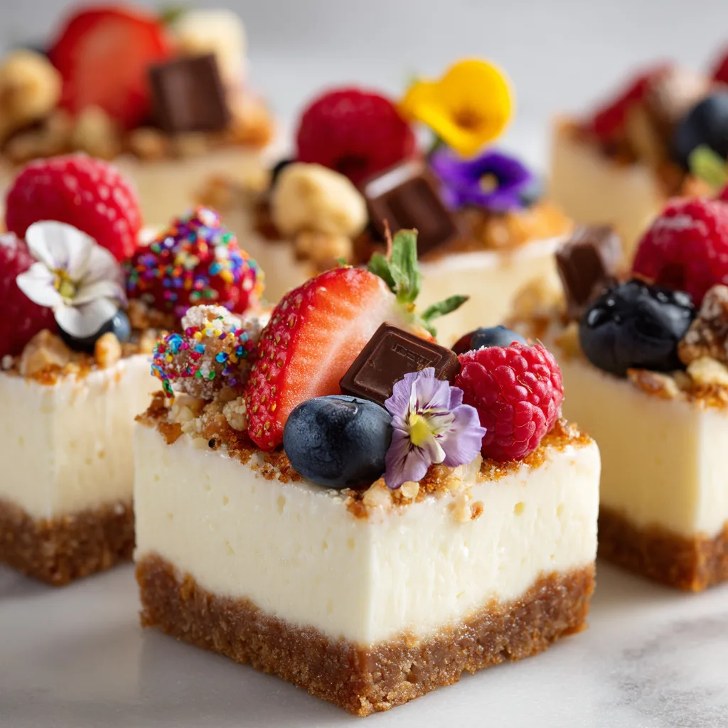 Personalized Cheesecake Bars (Graduation Dessert)