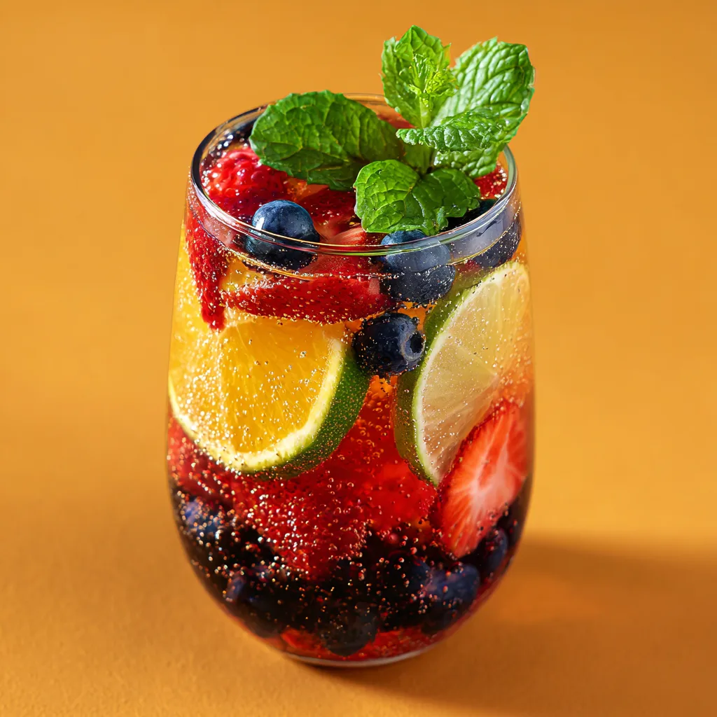 Pride Citrus Berry Spritz (mocktail)