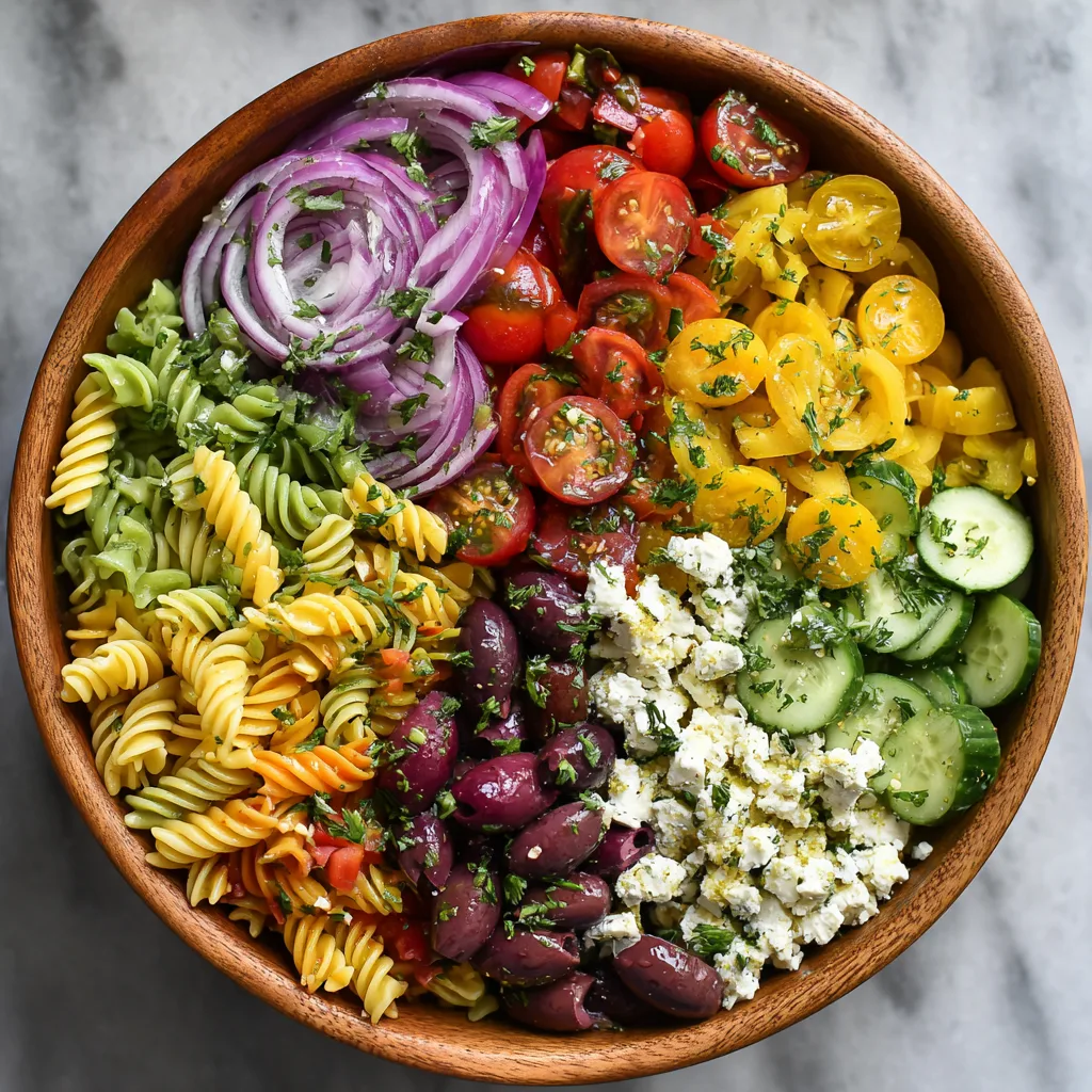 RAinbow Pasta Salad