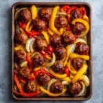 Sheet-Pan BBQ Meatballs