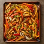 Sheet-Pan Chicken Fajitas with Charred Peppers