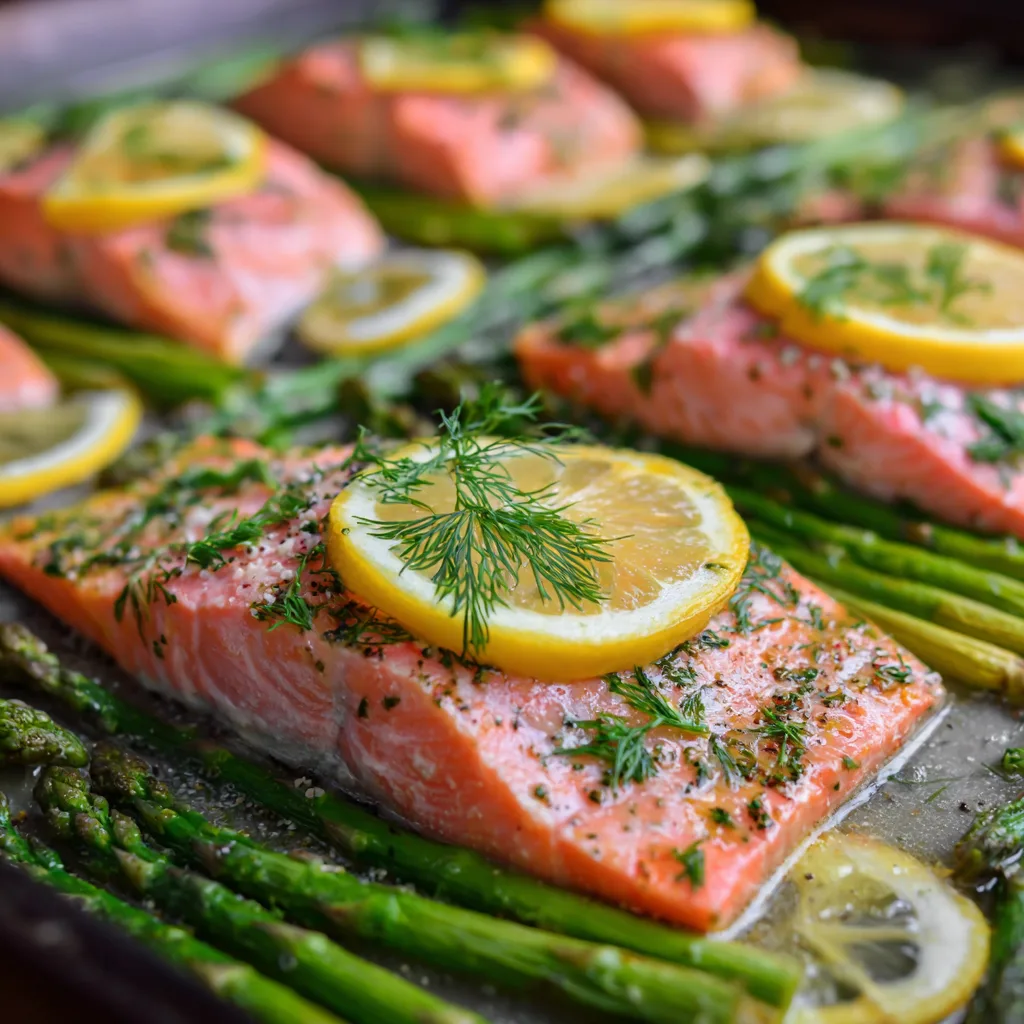 Sheet-Pan Salmon with Lemon & Dill (One-Pan Dinner)